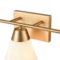 Elk Vivica Vanity Lightrush Gold, оформено опалово стъкло, декор на банята