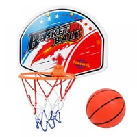 Пластмасов баскетболен обръч играчка мини надуваема бална помпа за топка комплект за врата и стена с пълни аксесоари баскетболни