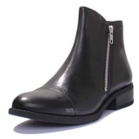 Vagabond Cary Women Classic Leather Leather Dual Zip Ankle Boot в черен размер 11
