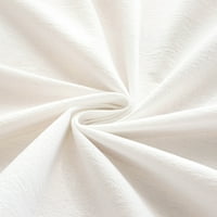 Grianlook покривка за домашен декор маса кърпи миеща се покривка за покритие за трапезария чисто бяло *
