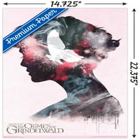 Фантастични зверове: Престъпления на Grindelwald - Queenie Illustration Wall Poster, 14.725 22.375