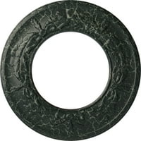 Екена мелница 1 4 од 1 8 ИД 7 8 п Салем таван медальон, Ръчно рисувана костенурка пращене