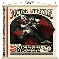 Marvel Doctor Strange в мултиверса на лудостта - Плакат за стена на дуета с магнитна рамка, 22.375 34