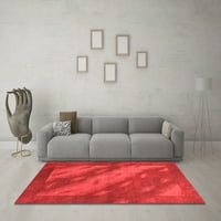 Ahgly Company Indoor Rectangle Animal Red Modern Area Rugs, 3 '5'