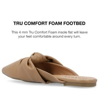 Колекция на пътешествия дамски салин Tru Comfort Foam Mules Slip на заострени пръсти на пръстите на краката