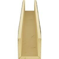 Екена мелница 8 в 4 х 20 ' Л 3-странична пясъкоструйна Ендуратанова таванна греда, естествен златен дъб
