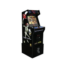 ARCADE1UP - Killer Instinct Arcade с Riser, Lit Marquee, Lit Deck, Wi -Fi и изключителен пакет от столче