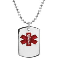 Медальон персонализиран мъжки медицински ИД