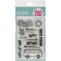Avery Elle Clear Stamp Set 4 x6 -Surf's Up, PK 1, Avery Elle
