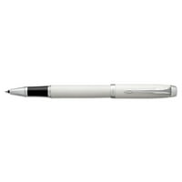 Изящна писалка с черно мастило - бяло