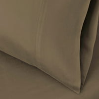 Брой от 530 нишки египетски памучни спални листове и калъфки за възглавници, 2-частно калъфка за възглавници с импресии-стандарт
