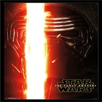 Star Wars: The Force Awakens - Плакат за стена на Kylo Portrait, 22.375 34