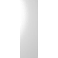 Екена Милуърк 18 В 52 х вярно Фит ПВЦ един панел Шеврон модерен стил фиксирани монтажни щори, бял
