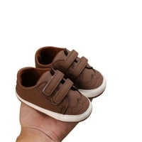 Момичета за бебета момичета, мека подметка PU кожени кожени обувки за ясла против приплъзване на бебето Prewalker