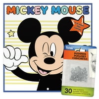 Trends International Disney Mickey Mouse Mini Calendar и Push Pins & Push Pins