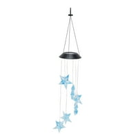 Лампа за слънчеви вятърни камбани, добавете още забавни вятърни камбани лампа оптичен дизайн за декорация на открито за градинска