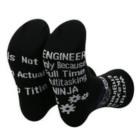 Инженер чорапи Механичен инженер Подаръци за най -добре световния инженерно -екипаж чорапи инженерни механични подаръци