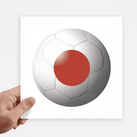 Япония Национален флаг Футболен футболен стикер Етикети Стенна снимка Лаптоп Декал самостоятелно лепило