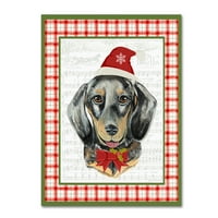 Търговска марка изобразително изкуство 'Коледна песен кучета 4' платно изкуство от Жан Плут
