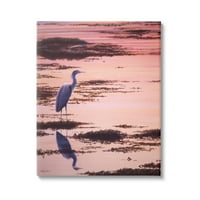 Ступел индустрии кран птица в Изгрев блато крайбрежна фото галерия увити платно печат стена изкуство