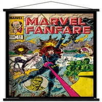 Marvel Comics - Black Widow - Marvel Fanfare Стенна плакат с дървена магнитна рамка, 22.375 34