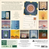 Медитации и лечебен арт стенен календар: Изкуство и поезия от Никълъс Кирстен-Хоншин