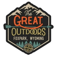 Foxpark Wyoming страхотния магнит за хладилник на открито на открито