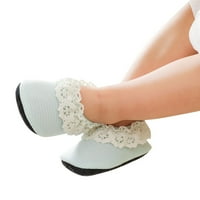 Подови чорапи за деца пролет летни мрежести бебешки обувки дантелени чорапи бебешки деца чорапи меко дъно без плъзгане обувки