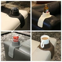 Couchcoaster - Върховният държач за напитки за вашия диван, готин крем