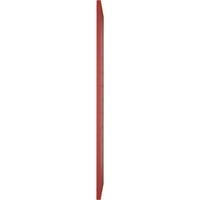 Екена Милуърк 18 в 79 з вярно Фит ПВЦ хоризонтална ламела рамкирани модерен стил фиксирани монтажни щори, огън червено