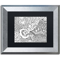 Търговска марка изобразително изкуство създаване платно изкуство от Кати г. Аренс, Черен мат, сребърна рамка