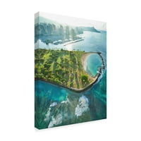 Изобразително изкуство 'магически остров Вертикал' платно изкуство от Камерън Брукс