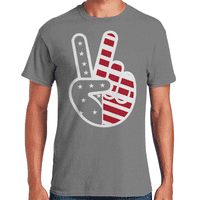 Графика Америка Мъжки тениски с къс ръкав патриотична тематика, Множество опции за дизайн