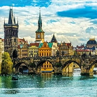 Гледки на Прага, пъзел от 2000 части от Educa