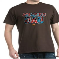 Cafepress - Spider Man Татко тъмна тениска - памучна тениска