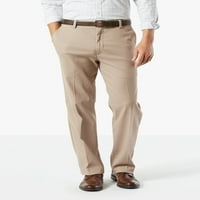 Dockers Men's Classic Flat Front Easy Khaki Pant с участък