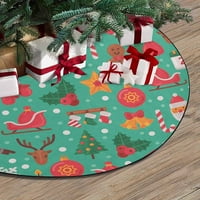 PatternChristmas xmas коледно дърво пола стойка за декорация за празнично парти на закрито на открито