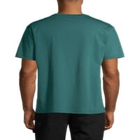 Мъжка тениска с къс ръкав с дълъг екипаж, 3-Пакет