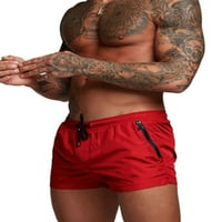 Колиша мъжки шорти с джобове с цип бърза суха фитнес атлетична тренировка шорти с размер на теглене m-xxl