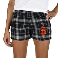 Женските концепции спортни черни сиви сан Франциско Giants Ultimate Flannel Shorts