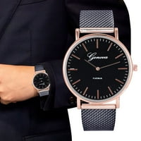 Квистерни мъжки часовници луксозни от неръждаема стомана кварц спорт пластмасова лента за набиране на китка