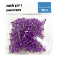 Paper Push Pins, светло лилави бутилки, 100 опаковки