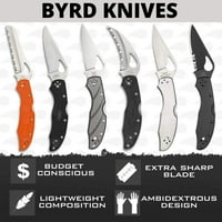 Byrd Meadowlark Black G-Blealege сгъваем нож