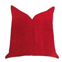 Луксозна възглавница в червено 20 инча 30 инча
