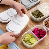 Duixinghas Food Bo Гладък ръб голям капацитет екологичен PP пластмаса 2-отделни хранителни контейнер за обяд за кухня за кухня