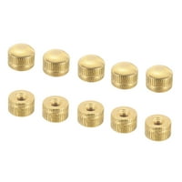 Uxcell Acorn Cap Cap Nut Bolt Cover Cap Caps Вмъкване на женска резба на кокошка златна тона пакет